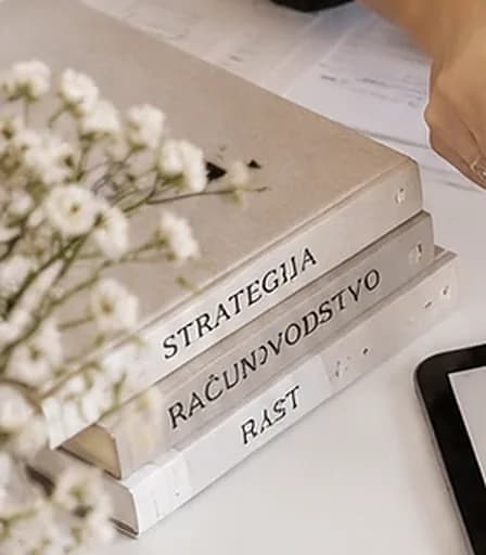 Knjige s naslovima strategija, računovodstvo i rast